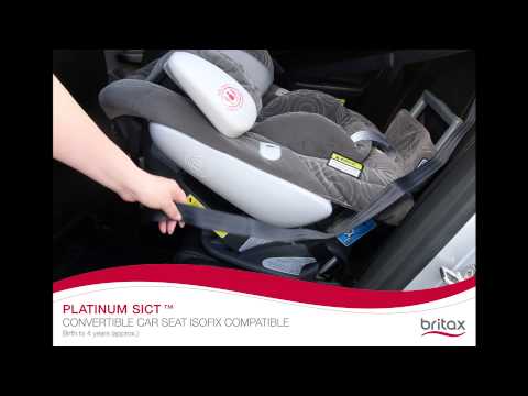 Britax Safe-n-Sound Platinum SICT ISOFIX: How To Install Rear-Facing