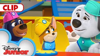 Disney Junior Pupstruction Sneak Peek! 🐶🚧| Built To Build | NEW Show | @disneyjr