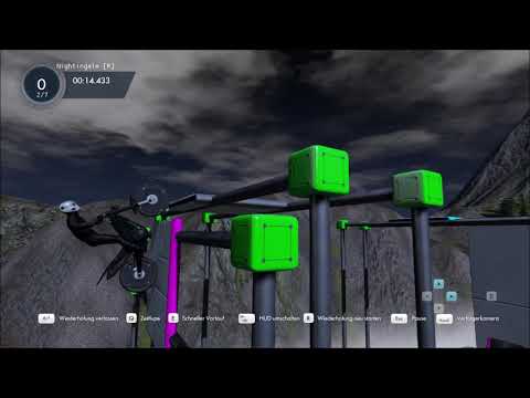 Trials Fusion | Nightingale / Ninja Level 4 - Low Fault | Lightingale / Ninja Level 2 Speedrun