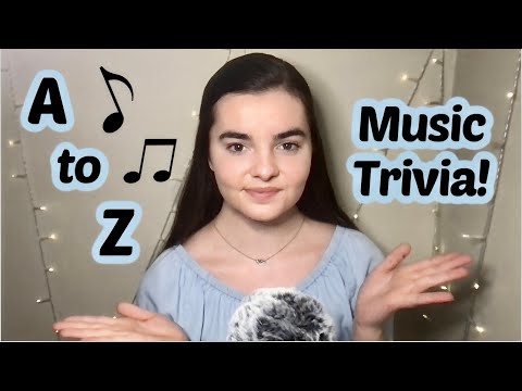 ASMR Whispering A-Z MUSIC Trivia Questions | 130 Questions | Ultimate Music Quiz