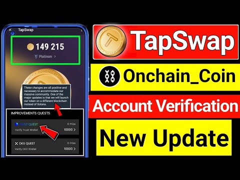 Tapswap New Update । Onchain Verify Trust Wallet  । Onchain New Update । Tapswap । Onchain । Mining