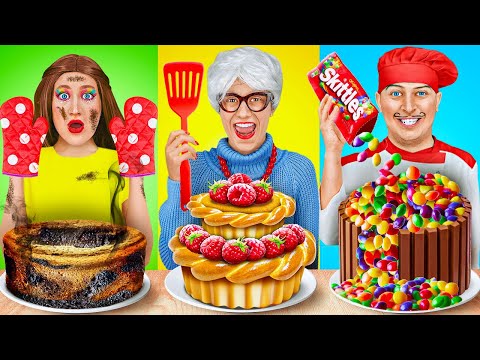 Me vs Grandma Cooking Challenge || Delicious Kitchen Hacks by Rocketmons!