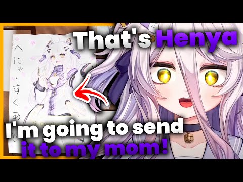 Henya is in a video game and shows to her mom!