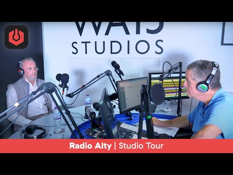 Exclusive look around Studio B @ Radio Alty - Studio Tour