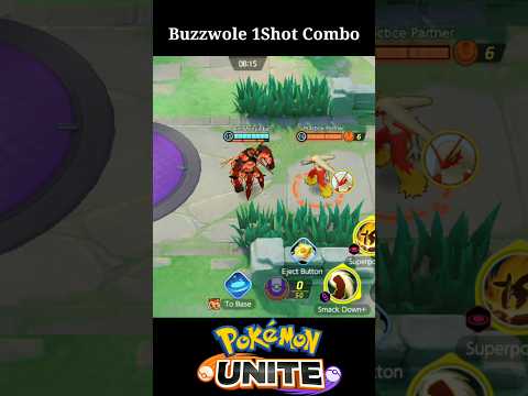 Buzzwole Tutorial + Correct Combo ✅|| Pokemon unite