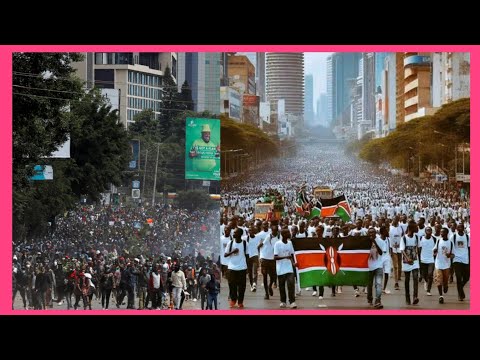 Kenya is burning!Thousands of  GEN Z storms NAIROBI EALY staging deadly Demos to OVERTHROW Ruto now