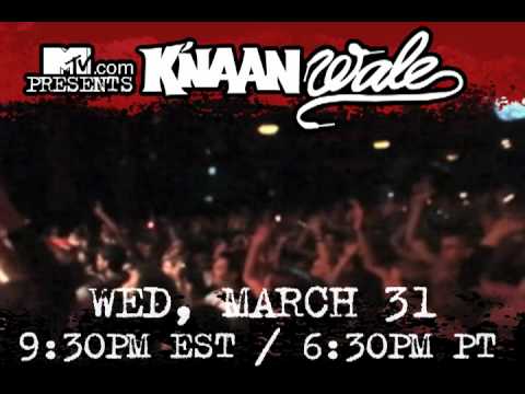 K'NAAN & WALE Live on MTV.com 3/31!