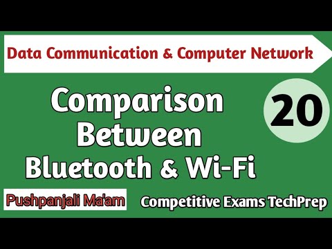 Lec - 9.4 Comparison Between Bluetooth And Wi-Fi in DCCN in Hindi