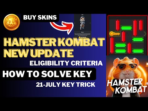 Hamster Kombat New Update | How to solve Hamster kombat key | Eligibility criteria