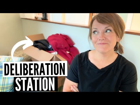 Declutter faster with a "Deliberation Station"