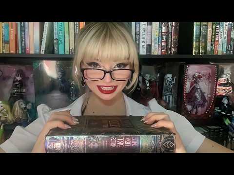 ASMR Very Unhelpful Librarian (tracing, page flipping, book massage)