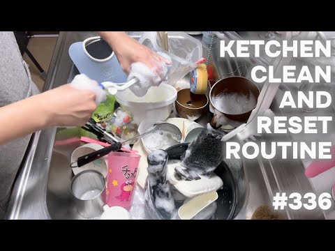 #336 キッチンリセットルーティーン/KITCHEN CLEAN AND RESET ROUTINE.