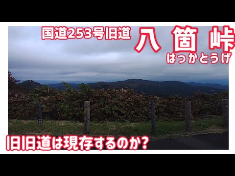 【ドライブ動画】国道253号旧道 八箇峠　旧旧道は現存するのか？