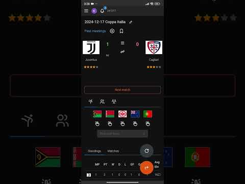 Low effort prediction for Coppa Italia - Juventus 1 - 0 Cagliari