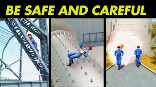 in different workplace suitable protectiving | safety is first and careful | #safetyfirstalways