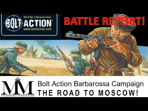 Bolt Action Battle Report: Campaign Operation Barbarossa 05. The Long Road to Moscow #boltaction