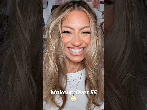 Makeup OVER 55 for Mature Skin #makeupover50 #over50style