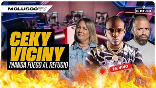 CEKY Viciny manda 🔥 al Refugio/ fuego en LA/ round 1 Tirate un dembow