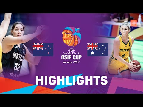 New Zealand vs Australia | FIBA Women's Asia Cup 2021