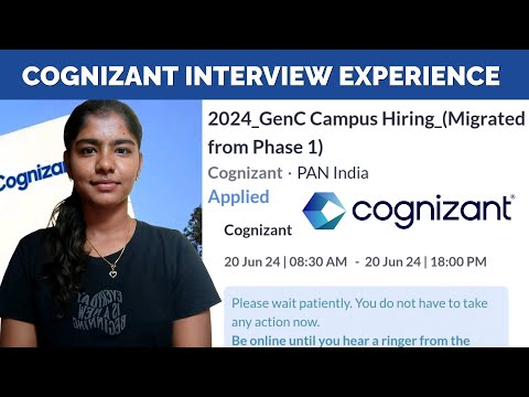 Cognizant Interview Experience in Tamil | GenC 4 LPA 2024 | Cognizant Recruitment process