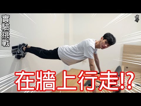 【尊】用超強的魔鬼氈實現在牆上行走的夢想!?