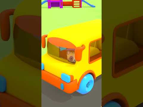 Sing with Leo! The Wheels On The Bus Go Round And Round song for kids & Nursery rhymes #shorts