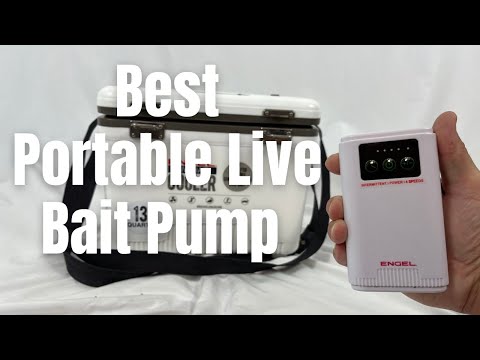 Engel Live Bait Cooler with Rechargeable Air Pump - FULL UNBOX & REVIEW