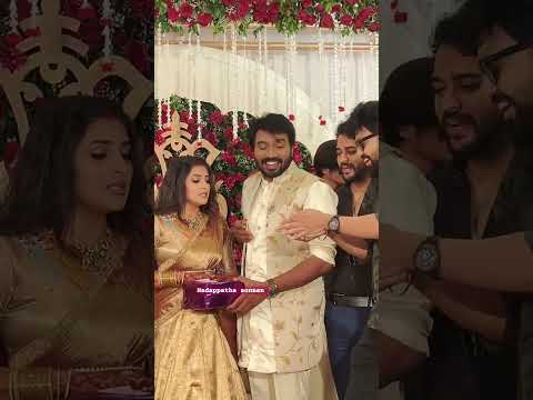 Siragadikka asai serial actress vetri vasanth vaishnavi wedding viral video #shorts #video #reels