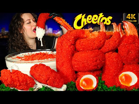 I Covered KING CRAB in HOT CHEETOS 🦀🔥 | The Spiciest Mukbang EVER!