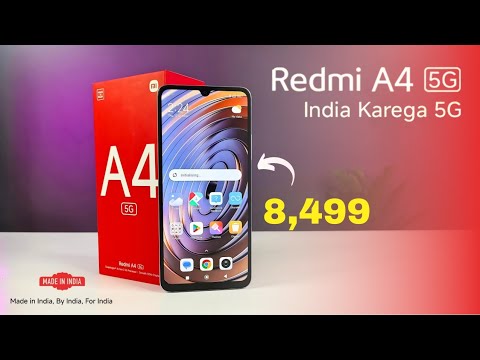 Redmi A4 5G | India Karega 5G 😍 Just @ Rs. 8,499* (5G)