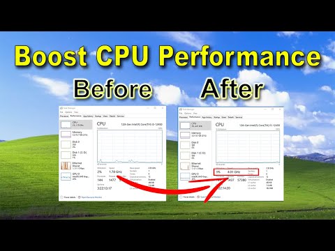 How to Boost Processor Speed | Increase performance of Windows 10