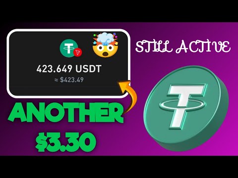 $3.30 USDT in few minutes | Usdt Earning Website | Best Usdt Mining Site online