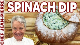 Spinach & Artichoke Dip My Favorite Dip! | Chef Jean-Pierre