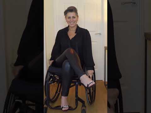 All Black Evening Glam from Peacocks Fashion - Wheelchair Edition