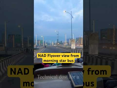 Amazing view of NAD Flyover 😎💆🏻‍♂️#flyover #vizag #travel #travelvlog #volvo