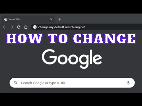 How to change default search engine Chrome