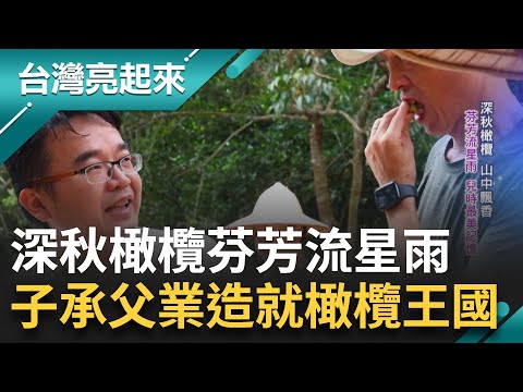 跟著橄欖一起長大 山中飄香是兒時最美的記憶 不與繁"果"爭豔 卻有著內斂的魅力 深度農遊體驗聚集人心 沉醉大地豐饒的風光｜白心儀主持｜【台灣亮起來】20241206｜三立新聞台