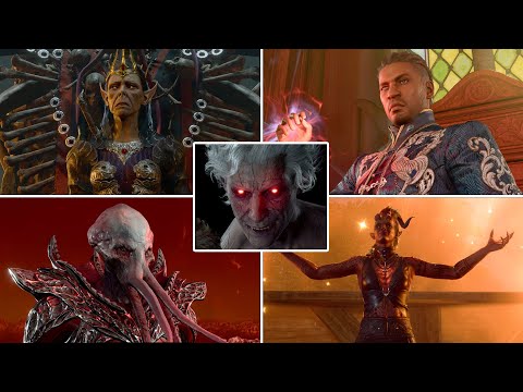 Baldurs Gate 3 All Origin Characters Evil Endings BG3 Patch 7 PC 4K