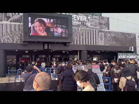 2023年WBC日本初日、東京ドーム周辺の風景