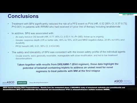 ASCO 2024 - LBA105: The DREAMM-8 study