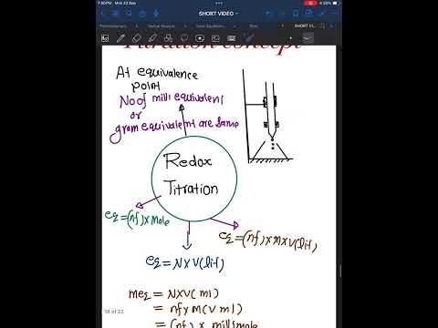 Redox TITRATION GENUINE LECTURE 1 || #upboard #cbseboard #neet #jee #shorts #viralvideo #chemistry