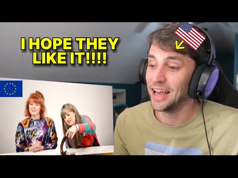 American reacts to European People Try American BBQ