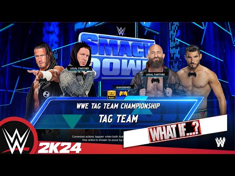 WWE #smackdown 03.01.25 (WHAT IF?) - #diy VS Motor City Machine Gun