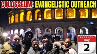 Rome Colosseum Pope Year of Jubilee. Evangelistic Outreach Fishing Souls For Jesus and God's Kingdom