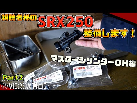 視聴者様のSRX250整備します！！ Part2/3