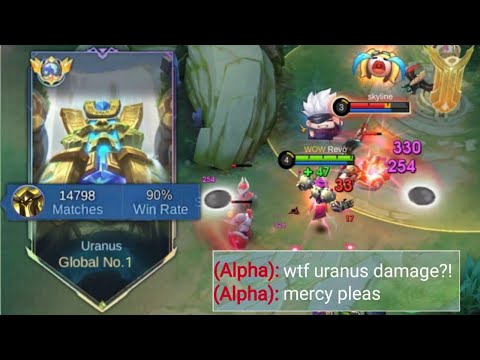 GOODBYE ALPHA LIFESTEAL!! THIS NEW URANUS BUILD AND EMBLEM WILL MAKE YOU USELESS IN RANKED GAME!