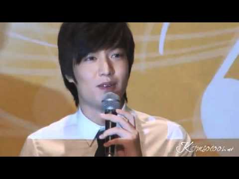 2010 08 23 Asia Song Festival with UNICEF Press Conference @ Lee MinHo