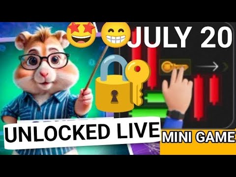 hamster kombat mini game puzzle 😁🤩🔐solved July 20 🤩😁🔐