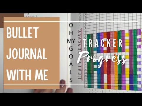 BULLET JOURNAL WITH ME - Updating Progress & Habit Trackers | Minimalist Journaling | Budget Channel