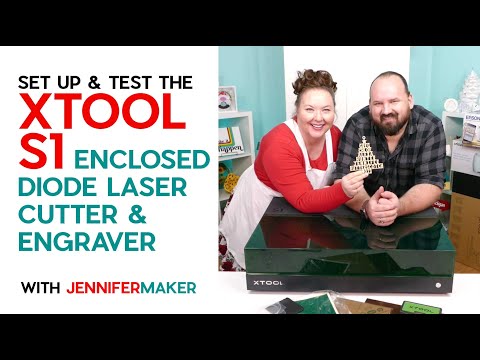 xTool S1 Enclosed Diode Laser Cutter: Unboxing, Setup, & Playtest!